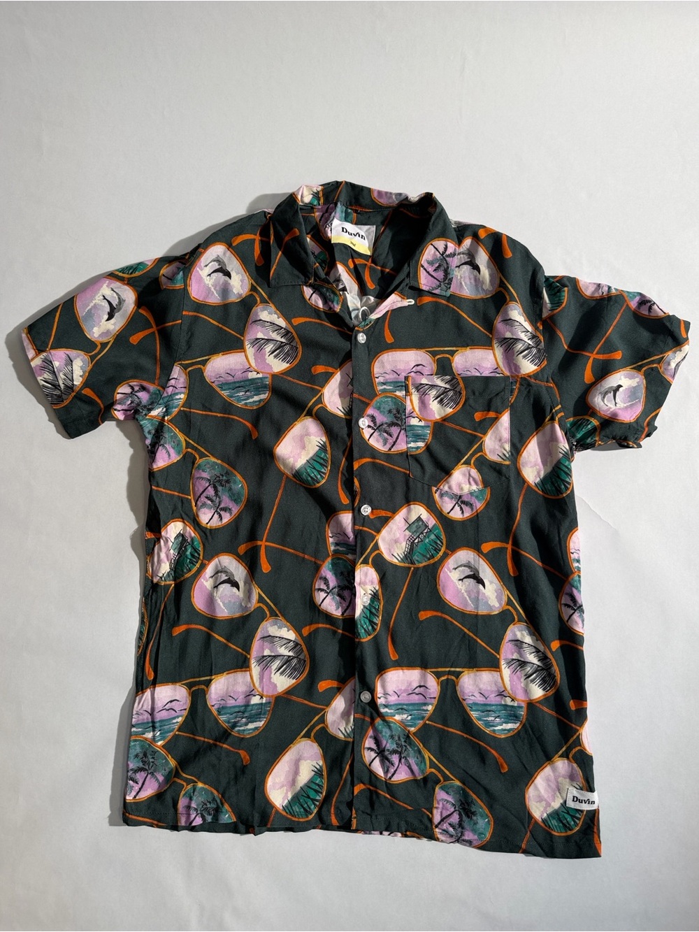Duvin Design Rayon Cocktail Shirt Small